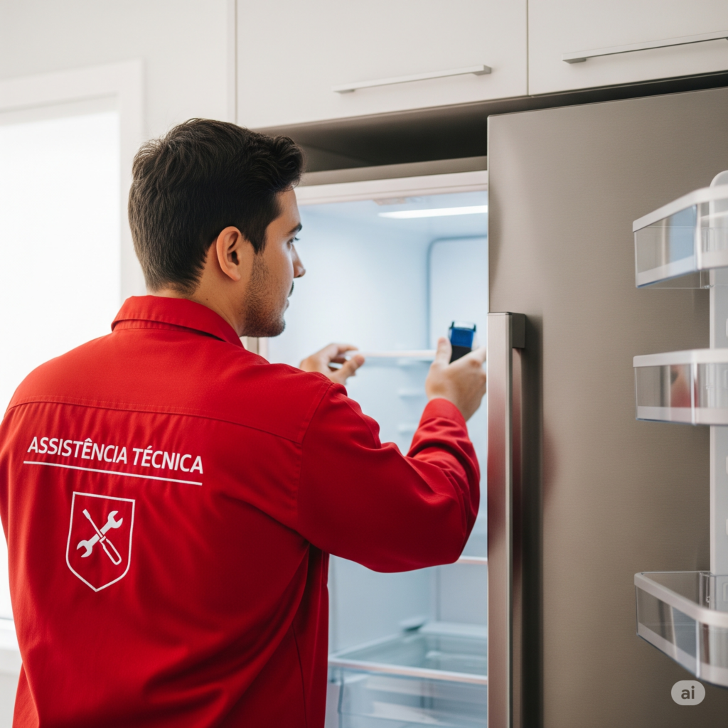 Em Vila Alpina SP assistência técnica de manutenção de geladeiras.